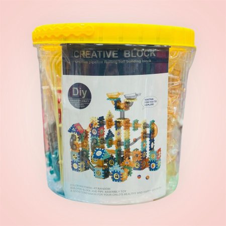 لعبة ليجو بزل تعليمي مكعبات البناء الإبداعية -صغير